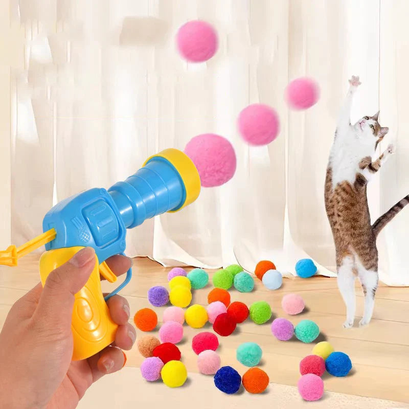 Interactive Kittens Plush Ball Cat Toys-3