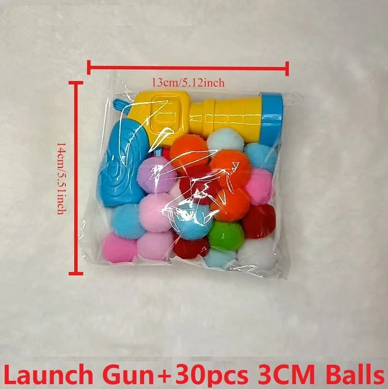 Interactive Kittens Plush Ball Cat Toys-5