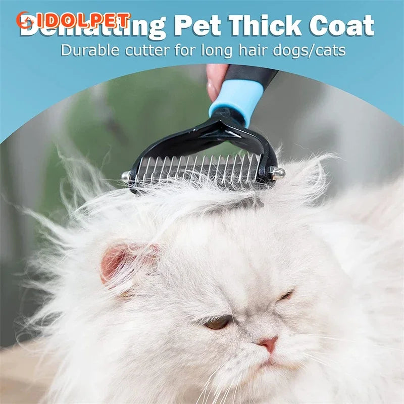 Pet Grooming Brush for Dogs & Cats-2