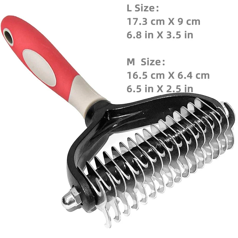 Pet Grooming Brush for Dogs & Cats-7