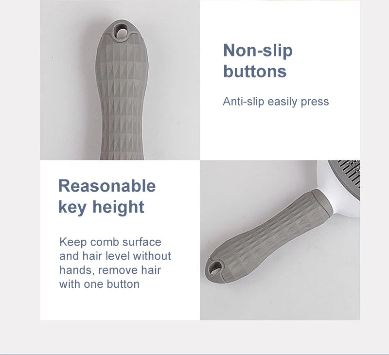 Self-Cleaning Pet Hair Remover Brush
