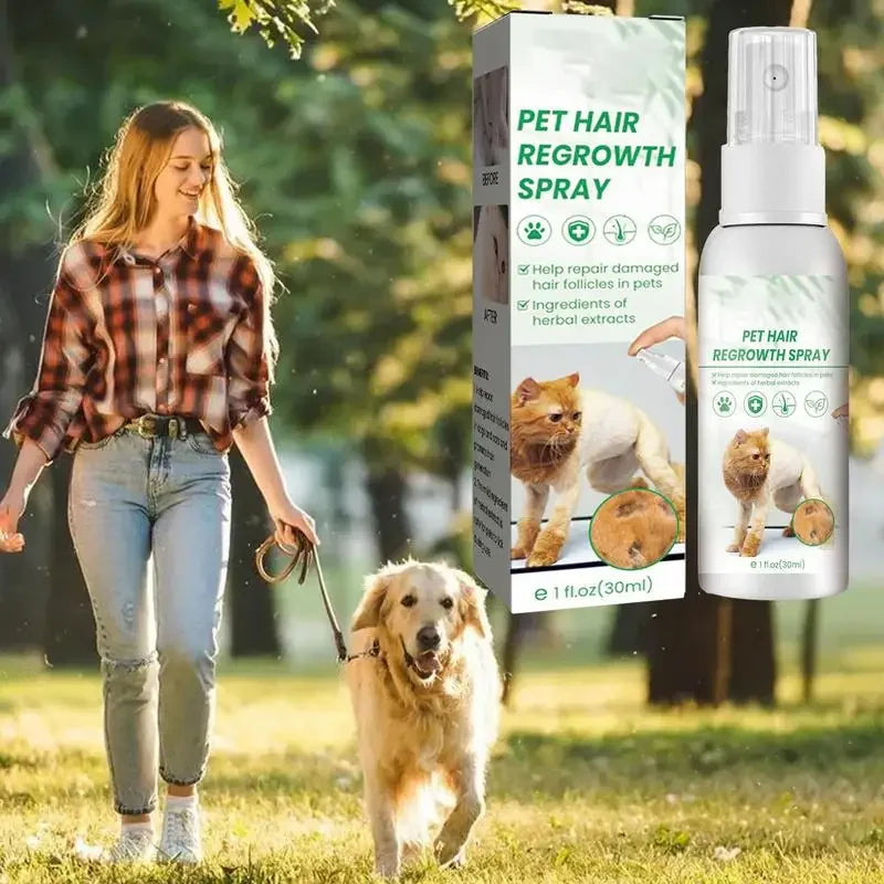 Pet Hair Regrowth Spray for Cats and Dogs - 30ml