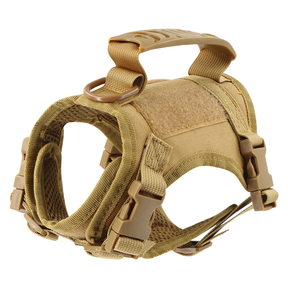 Tactical Cat & Small Dog Harness with Handle