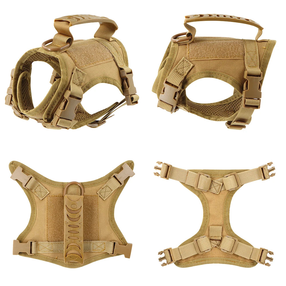 Tactical Cat & Small Dog Harness with Handle