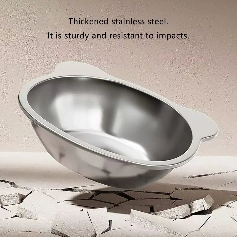 Raised Cat Bowl with 15° Tilted Neck Guard