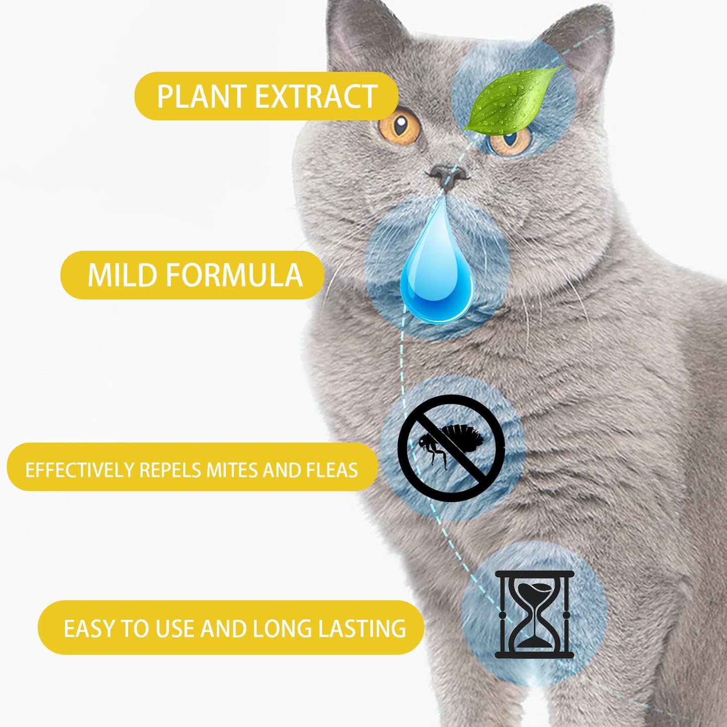 Anti-Flea & Tick Drops for Dogs and Cats