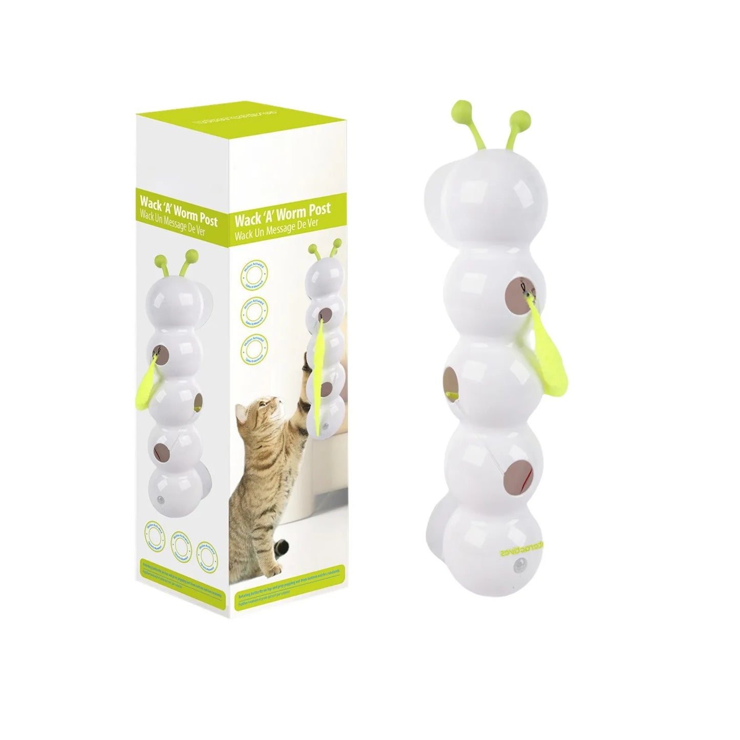 Electric Caterpillar Cat Toy – Interactive Smart Teasing Toy