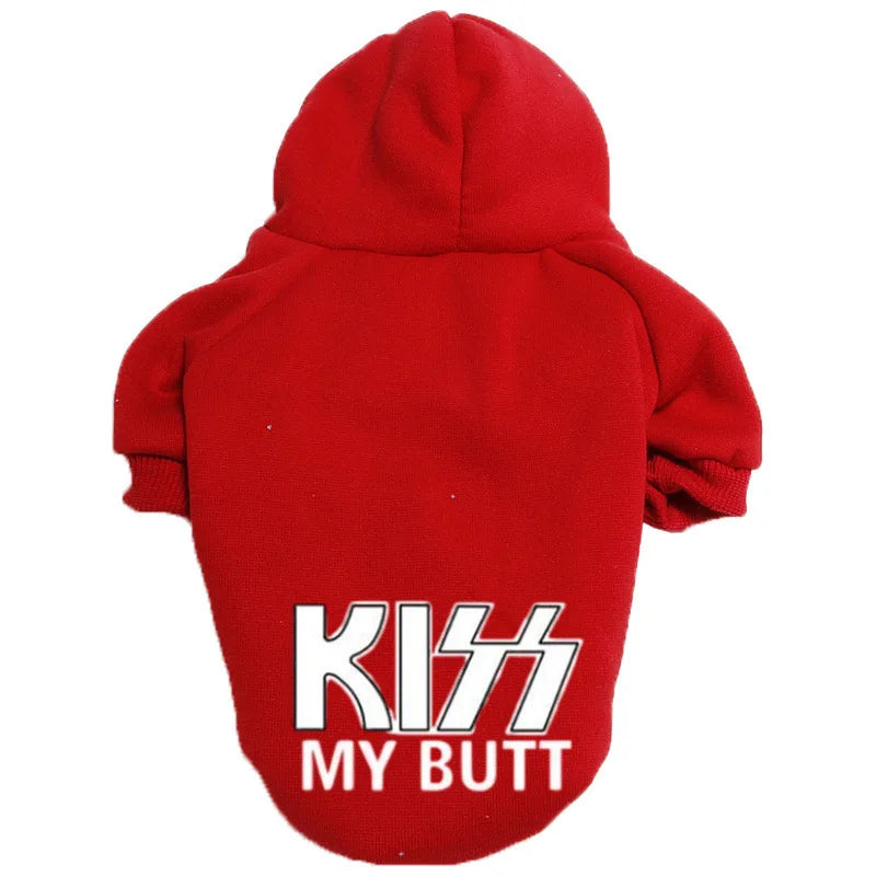 Kiss My Butt Dog Hoodie