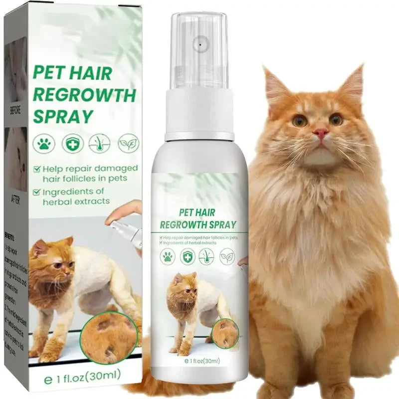 Pet Hair Regrowth Spray for Cats and Dogs - 30ml