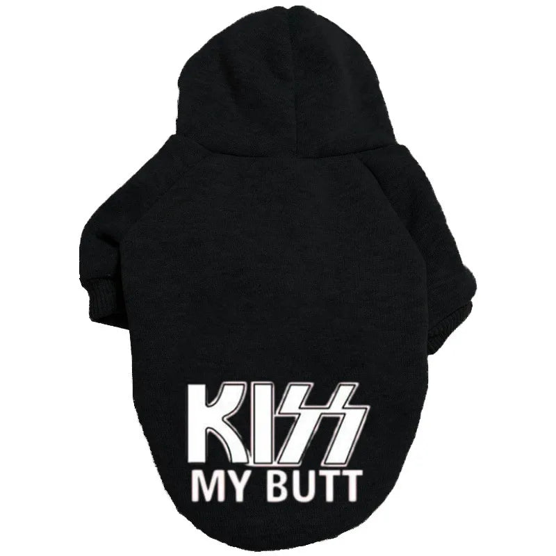 Kiss My Butt Dog Hoodie
