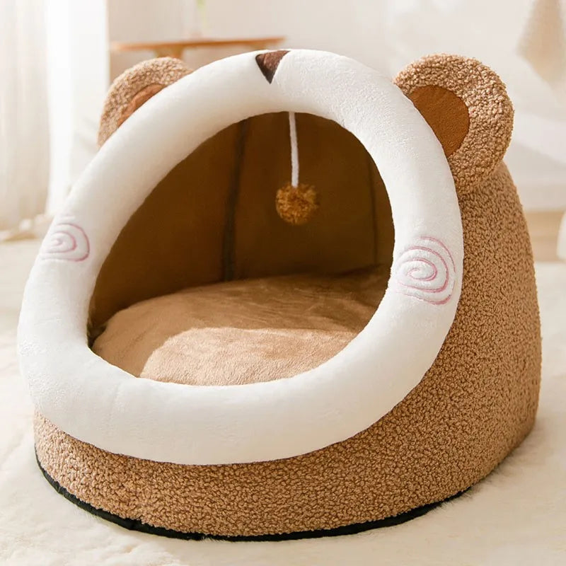 Cozy Foldable Pet House for Dogs and Cats