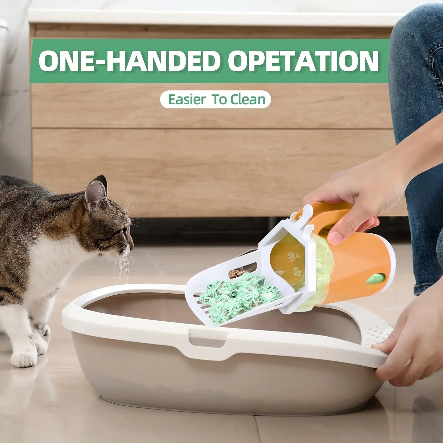 Cat Litter Scoop with Bags-2