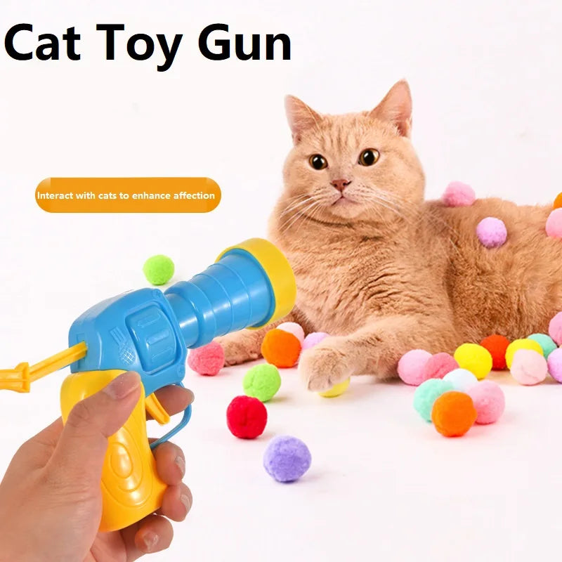 Interactive Kittens Plush Ball Cat Toys-4