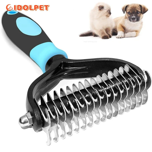Pet Grooming Brush for Dogs & Cats-0