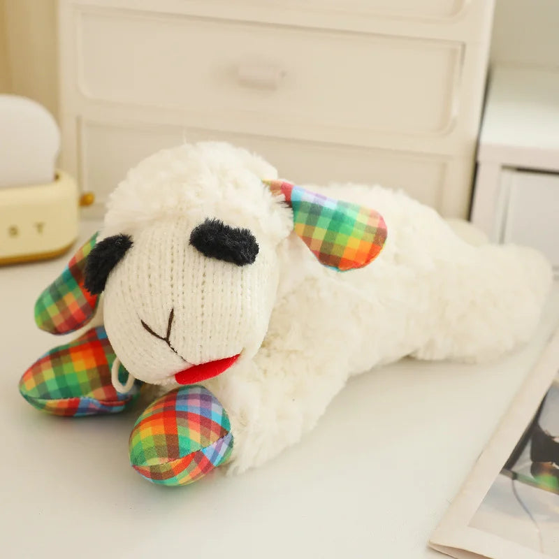 Plush Lamb Dog Toy