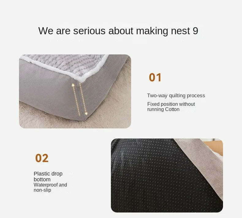 Luxury Warm Dog Bed
