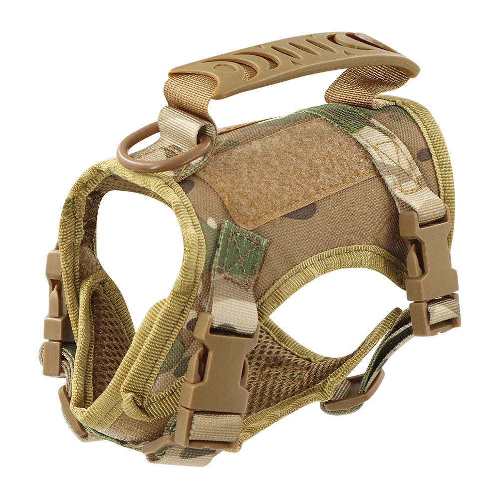 Tactical Cat & Small Dog Harness with Handle