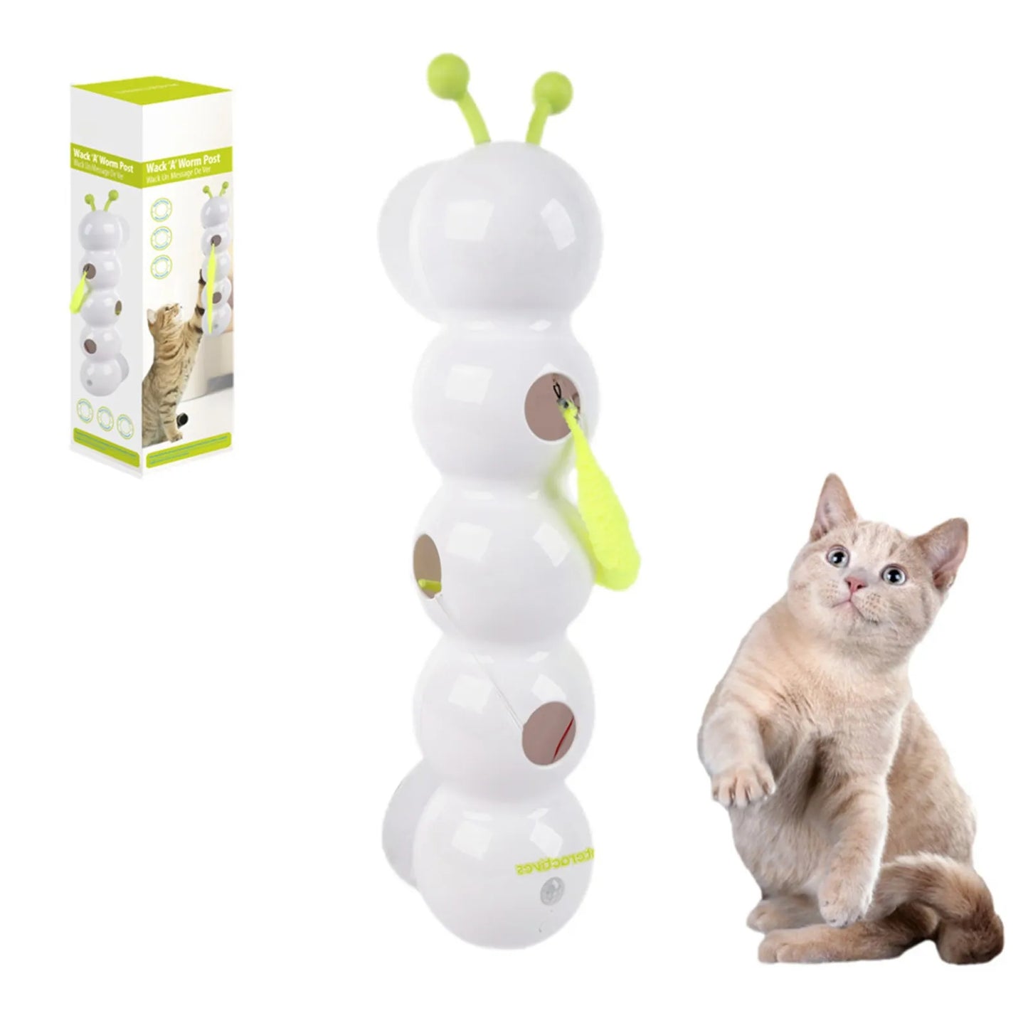 Electric Caterpillar Cat Toy – Interactive Smart Teasing Toy