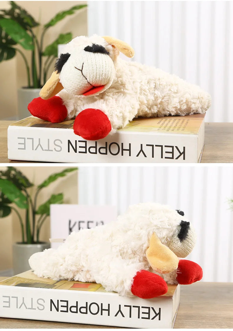 Plush Lamb Dog Toy