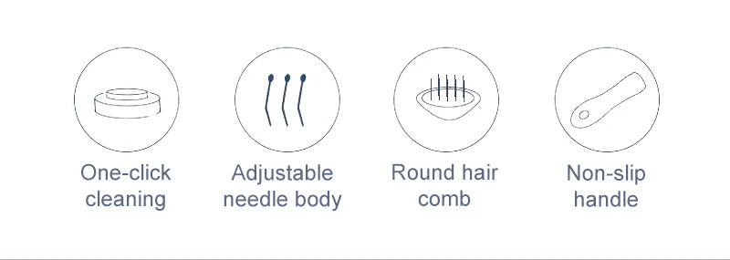 Self-Cleaning Pet Hair Remover Brush