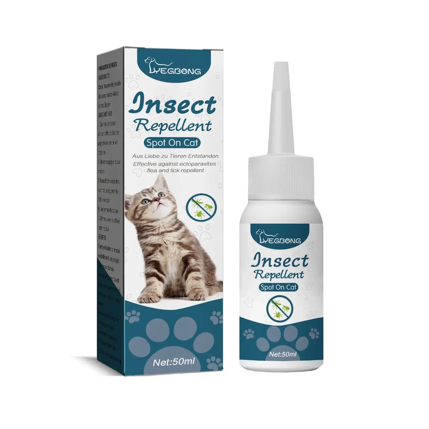 Pet Flea & Tick Killer Drops for Dogs and Cats
