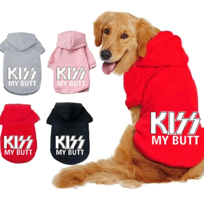 Kiss My Butt Dog Hoodie