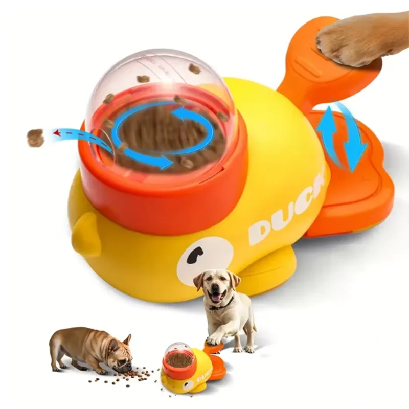 Interactive Duck Feeder Toy for Dogs & Cats