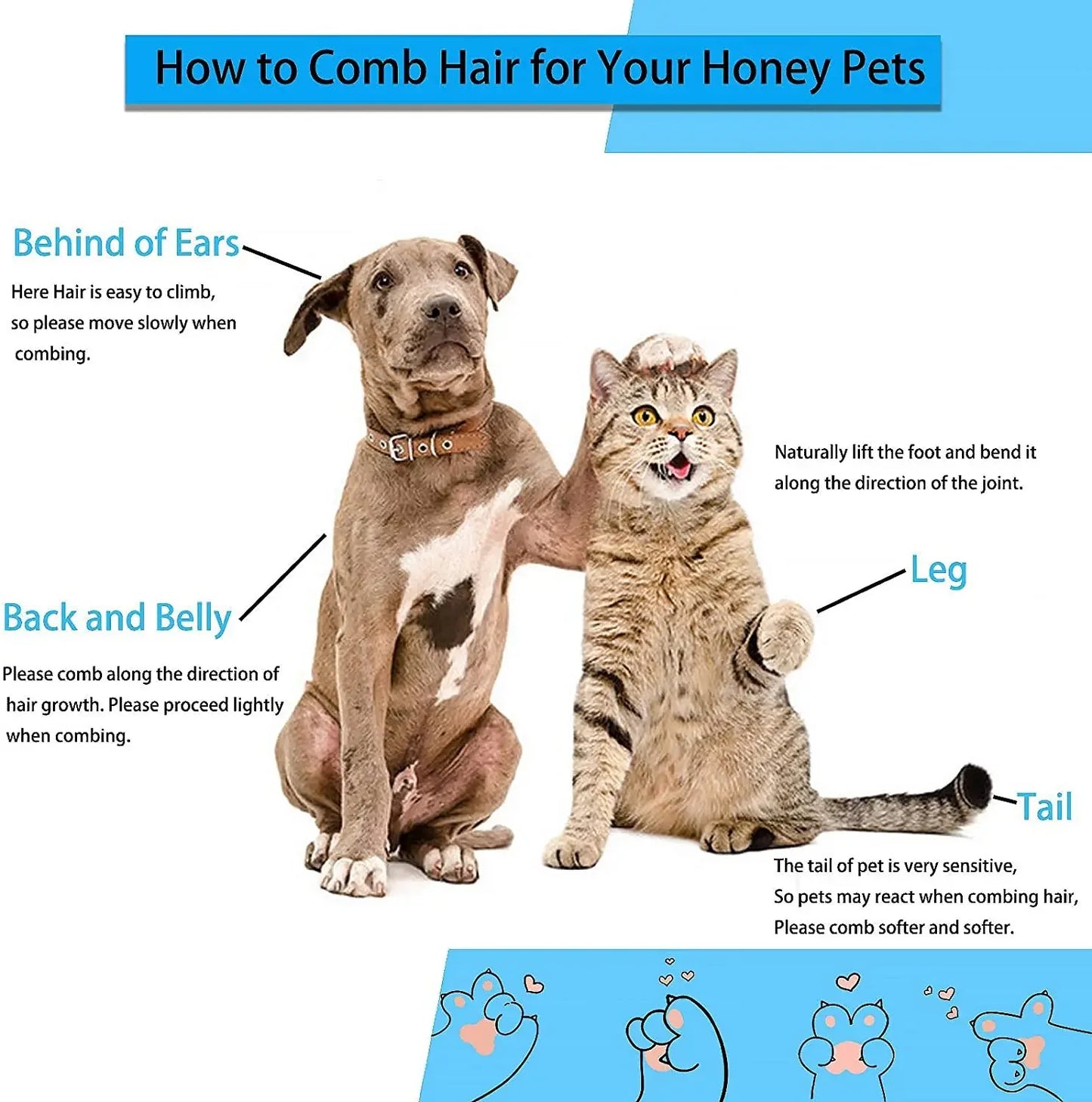 Self-Cleaning Pet Hair Remover Brush