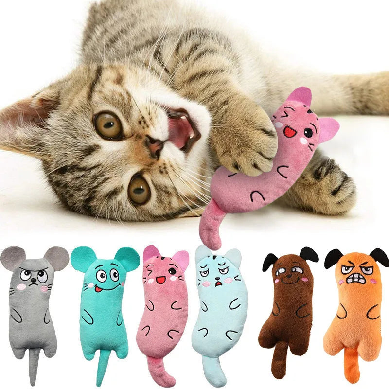 Cute Plush Cat Chew Toy