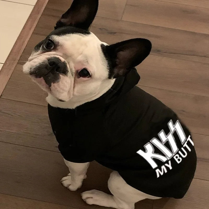 Kiss My Butt Dog Hoodie