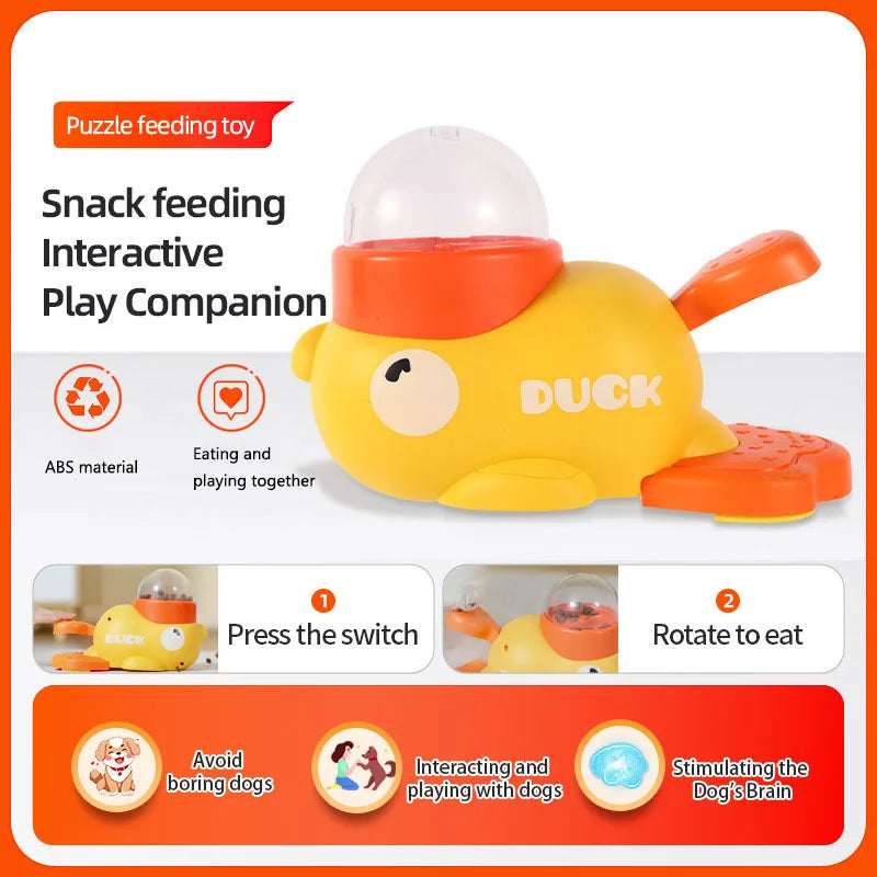 Interactive Duck Feeder Toy for Dogs & Cats