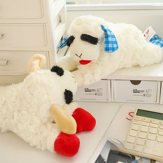 Plush Lamb Dog Toy