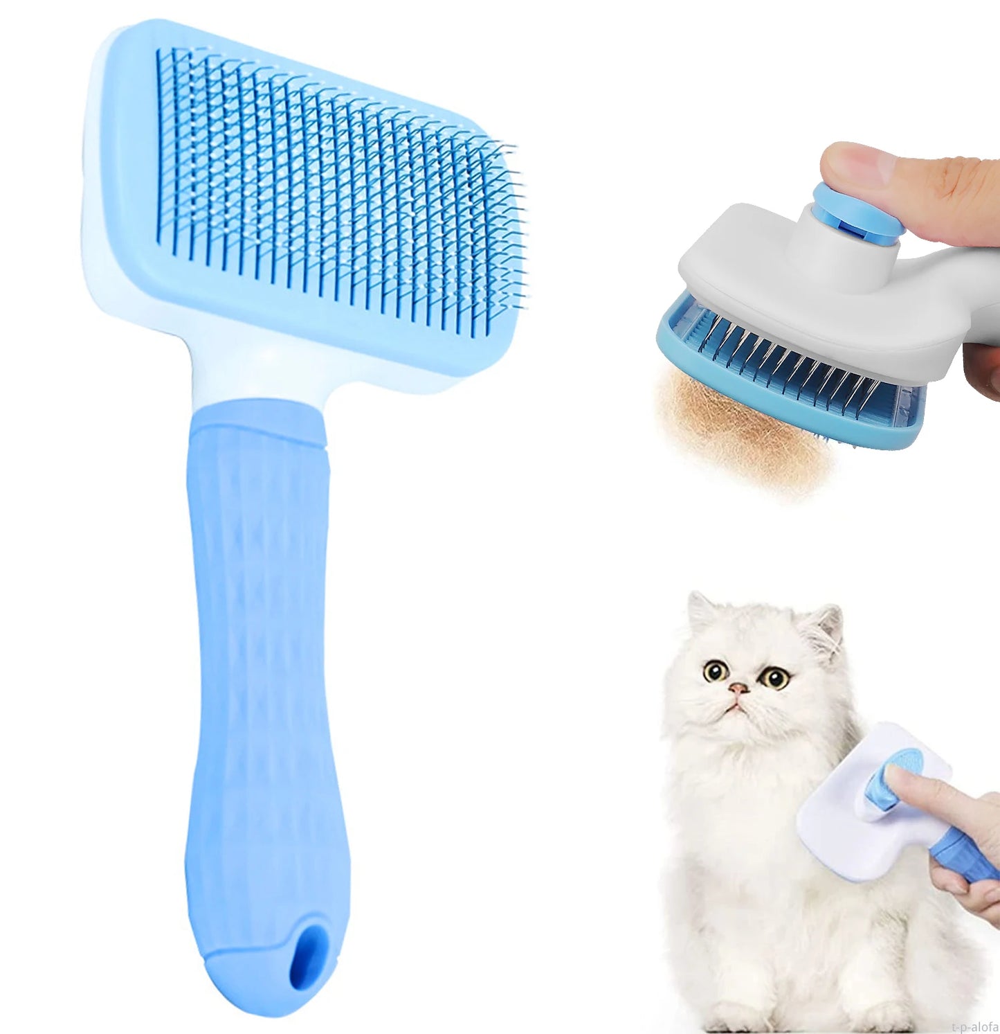 Self-Cleaning Pet Hair Remover Brush