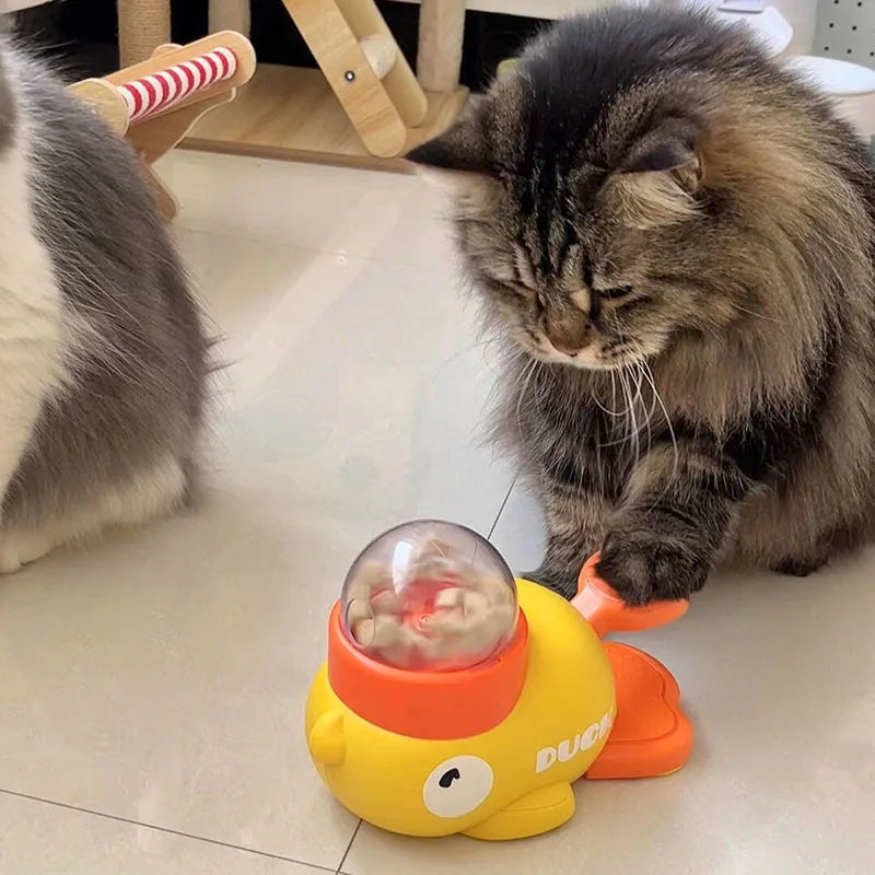 Interactive Duck Feeder Toy for Dogs & Cats