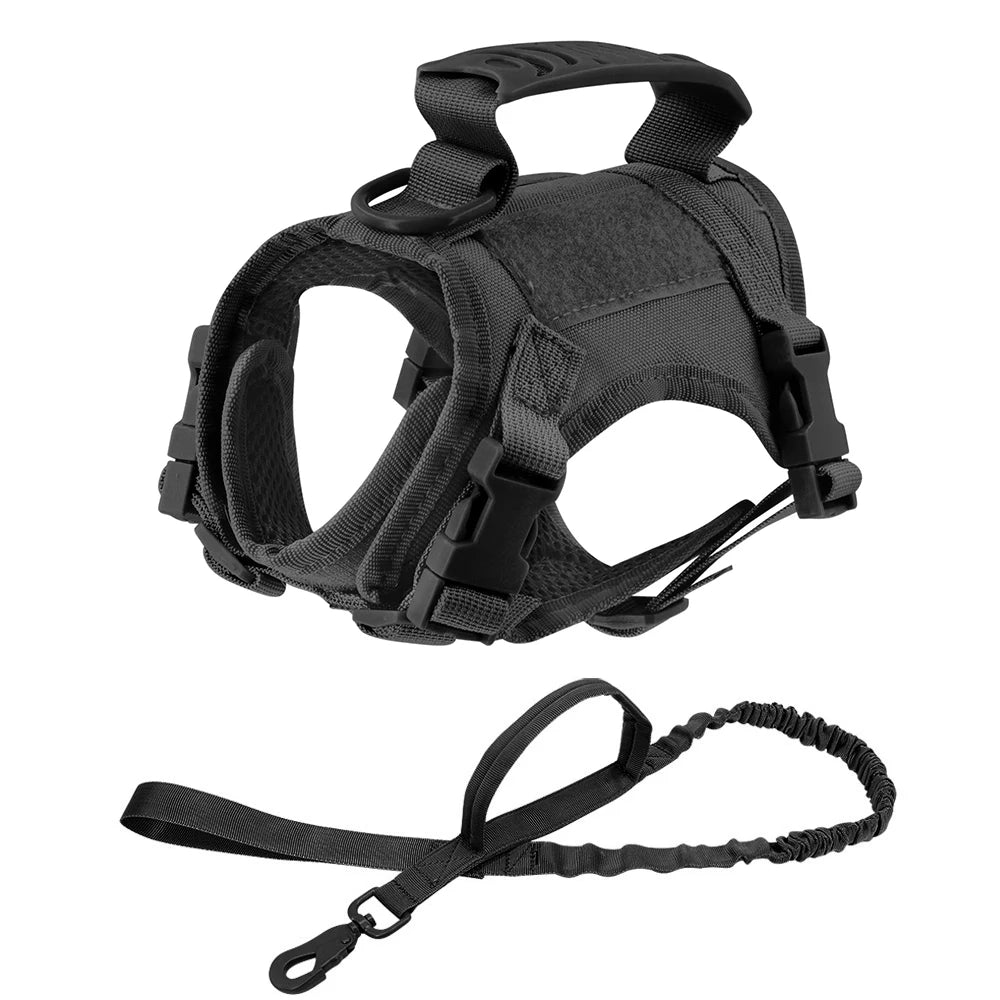 Tactical Cat & Small Dog Harness with Handle