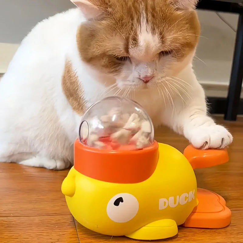 Interactive Duck Feeder Toy for Dogs & Cats