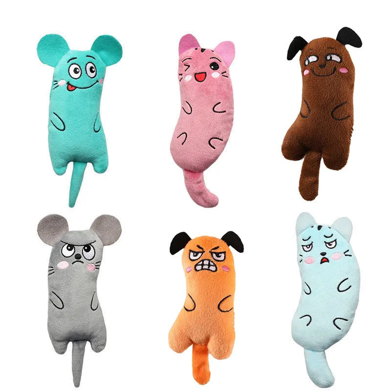 Cute Plush Cat Chew Toy