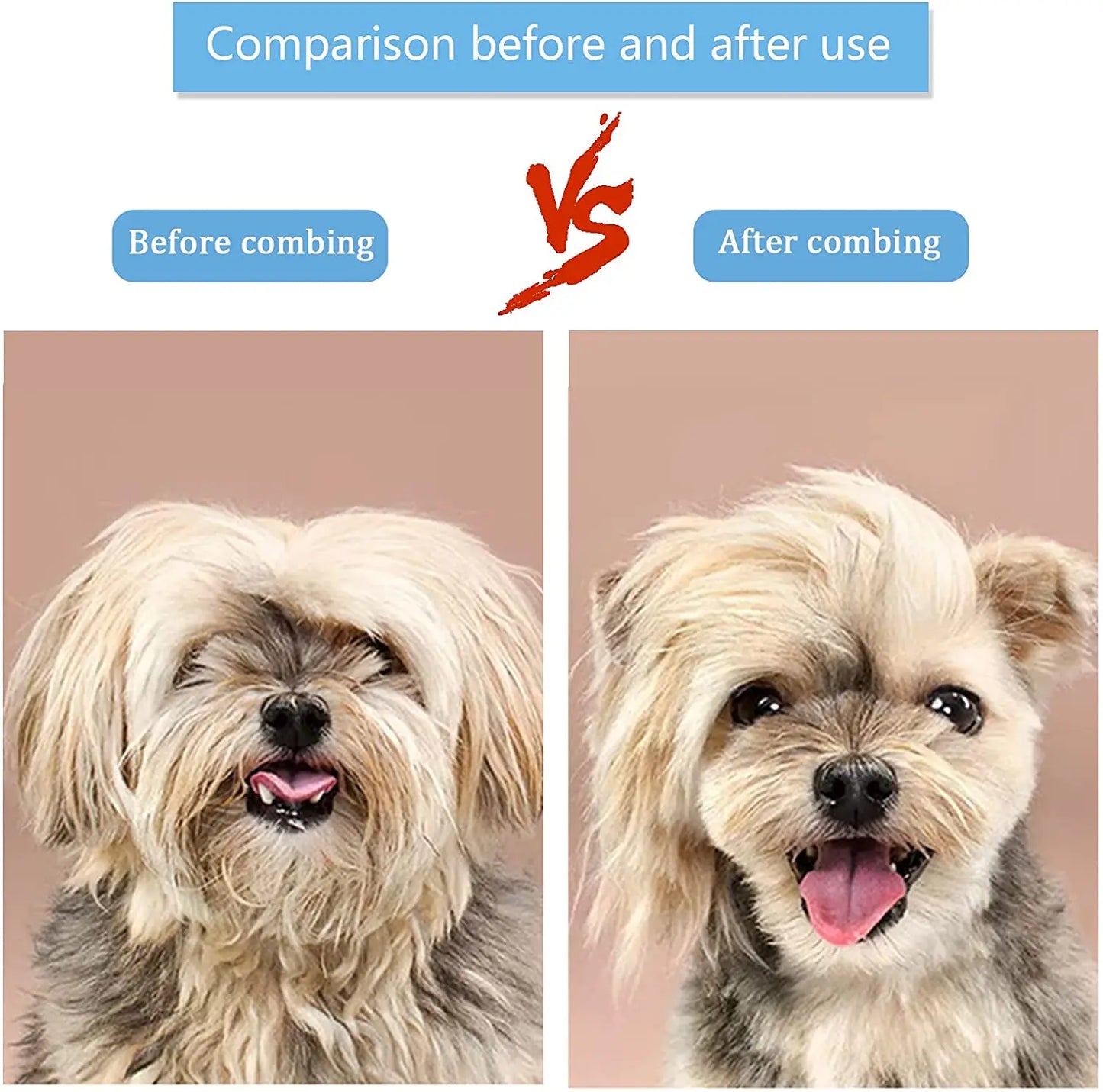 Self-Cleaning Pet Hair Remover Brush