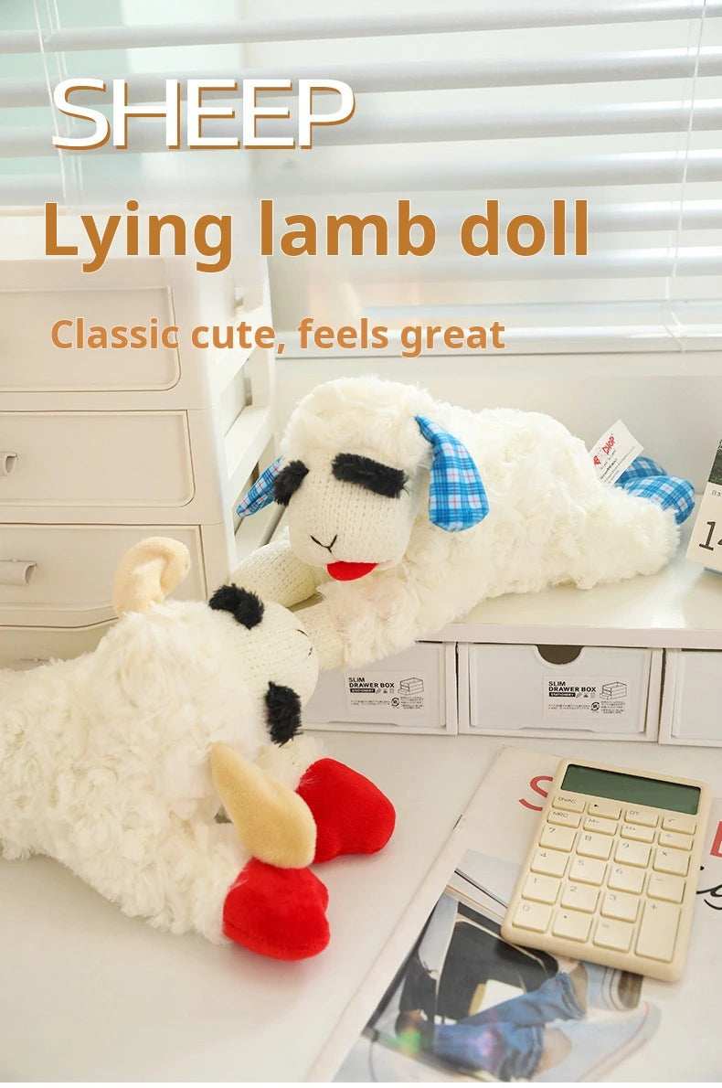 Plush Lamb Dog Toy