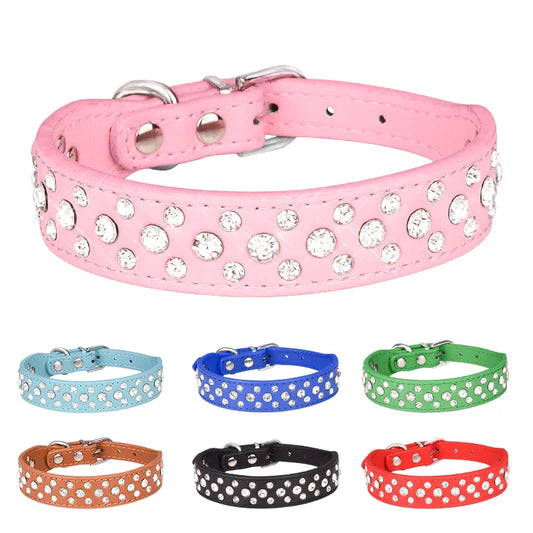 Rhinestone Collar for Small Dogs & Cats