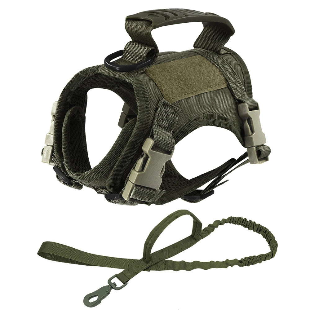 Tactical Cat & Small Dog Harness with Handle