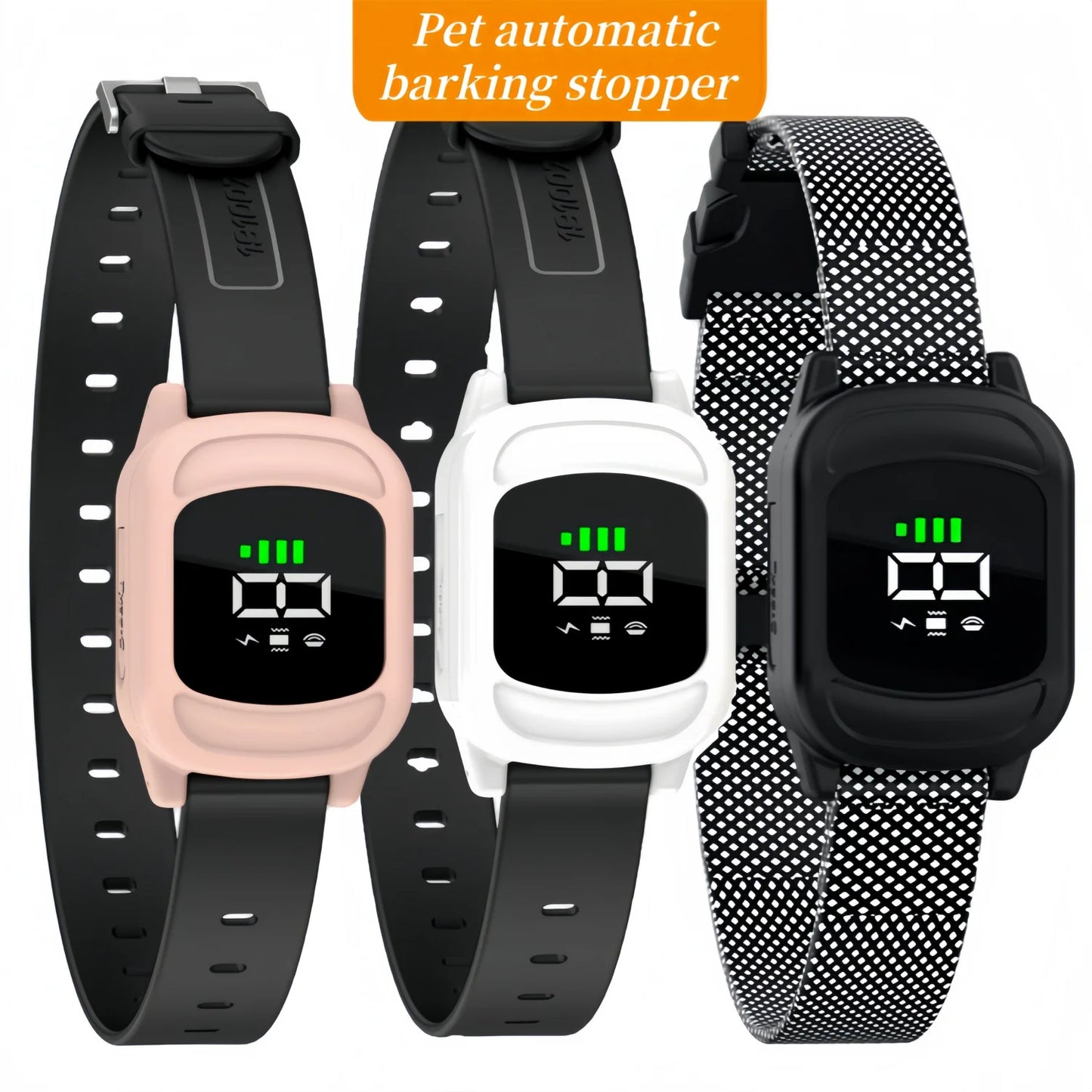 Anti-Barking Training Collar – Waterproof & Rechargeable
