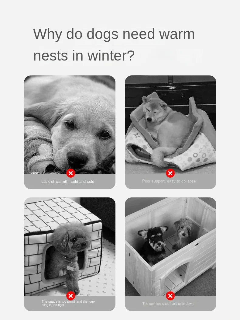 Luxury Warm Dog Bed