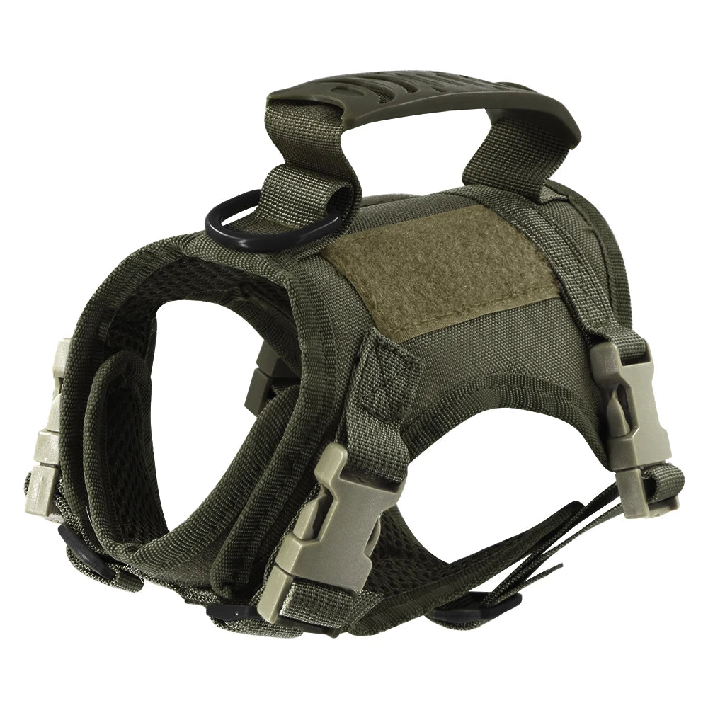 Tactical Cat & Small Dog Harness with Handle