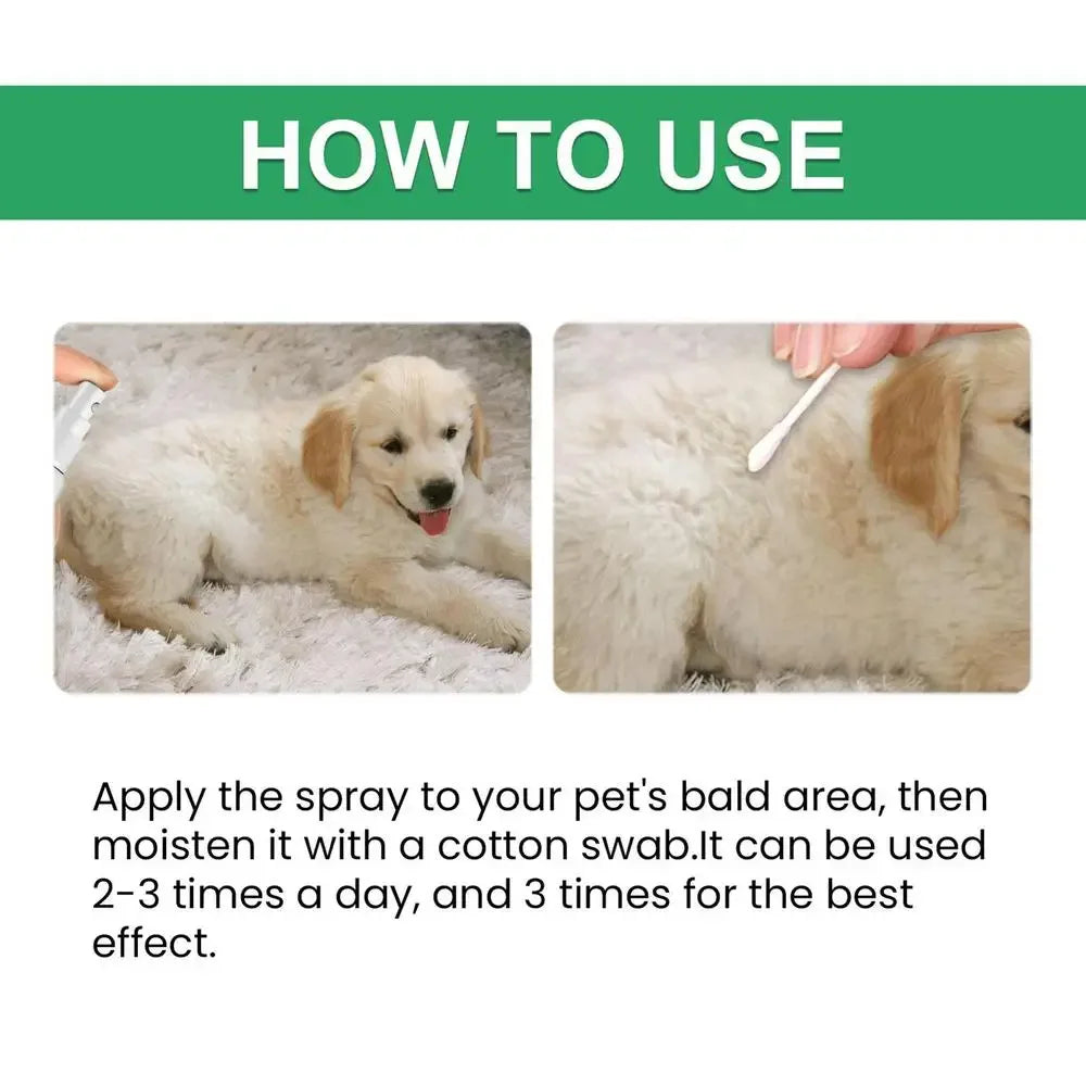 Pet Hair Regrowth Spray for Cats and Dogs - 30ml