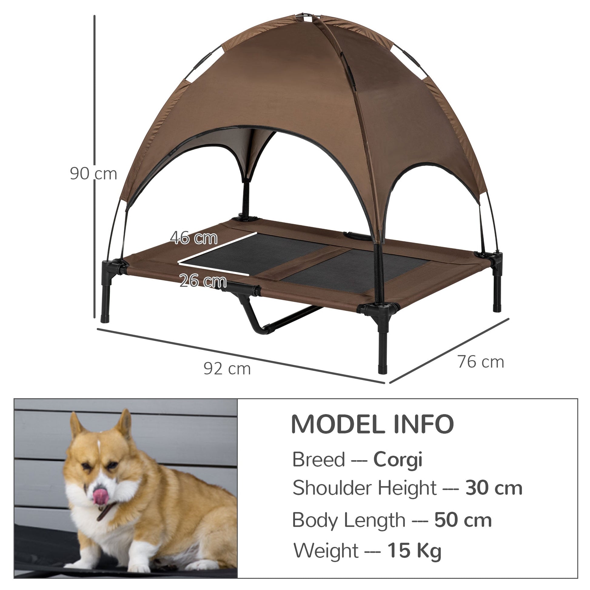 Pet Carrier Folding Cat Carrier Portable Dog Bag Soft Pet Crate w/ Cushion, 70 x 51 x 50 cm, Dark Blue-2