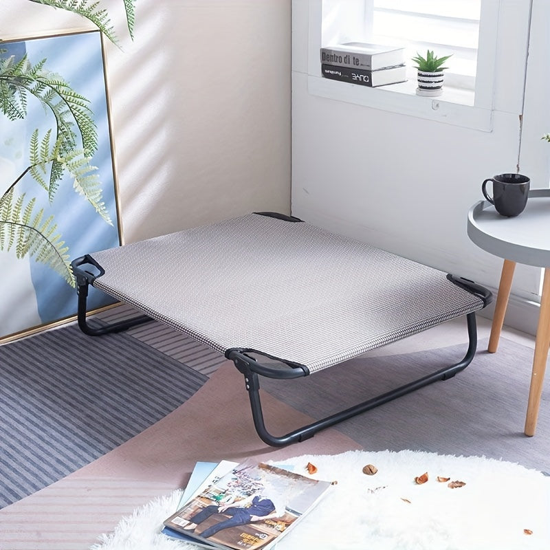 Foldable Pet Bed with Removable Cushion-1